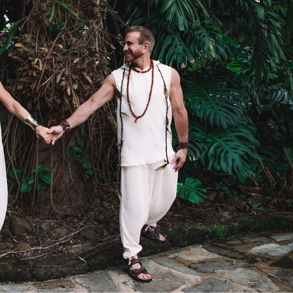 Off-White Handwoven Cotton Pants for Men